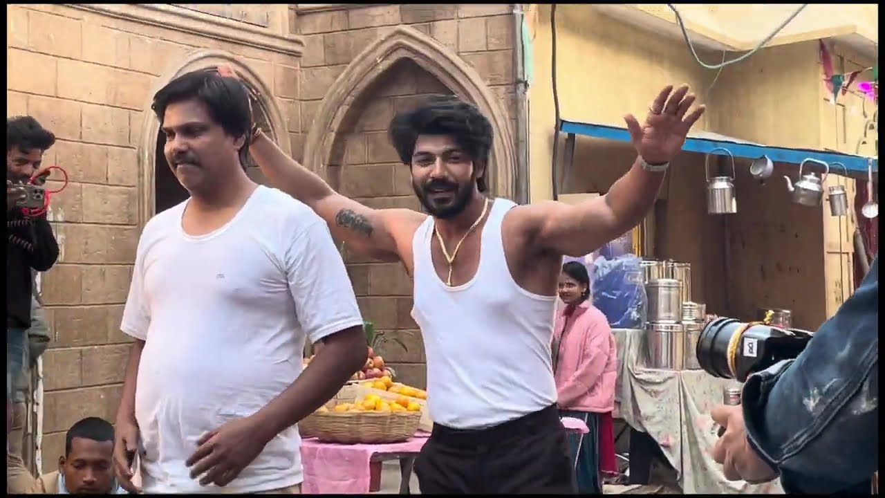 BTS of Fight scene Sheizaan Khan with police inspector #mohankarflimsvlogs  Ganga Mai Ki Betiyan