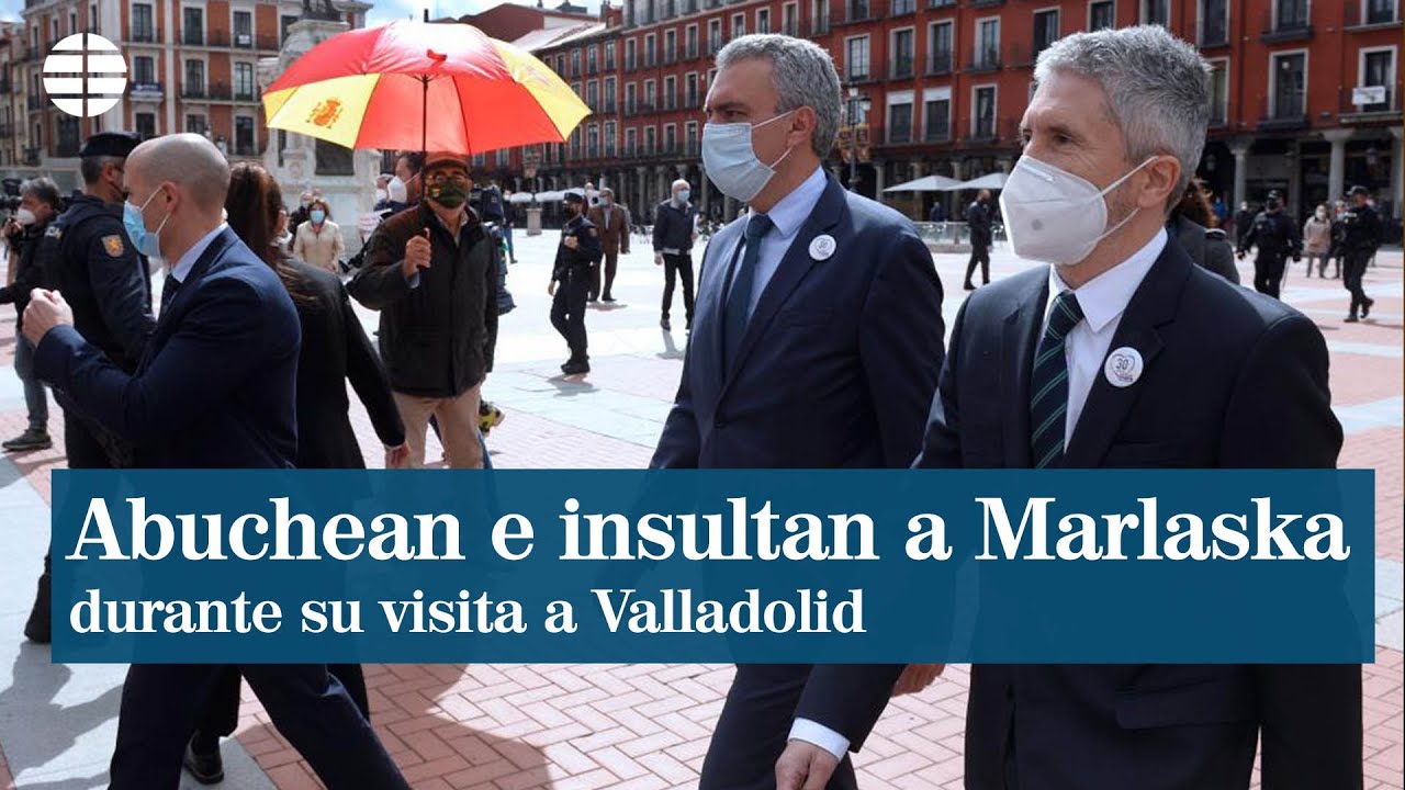 Un grupo abuchea e insulta a Grande-Marlaska en Valladolid