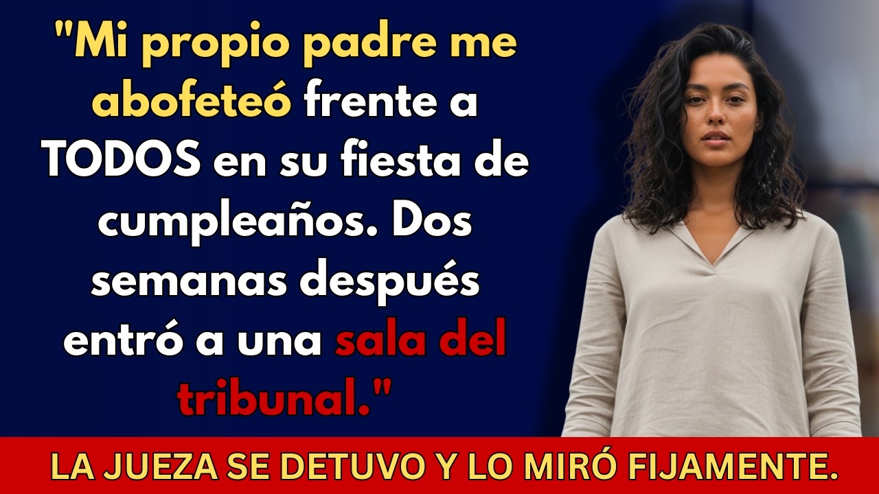 Mi Papá Me Abofeteó En Su Fiesta De Cumpleaños Dos Semanas Después La SalaDelTribunalQuedóEnSilencio