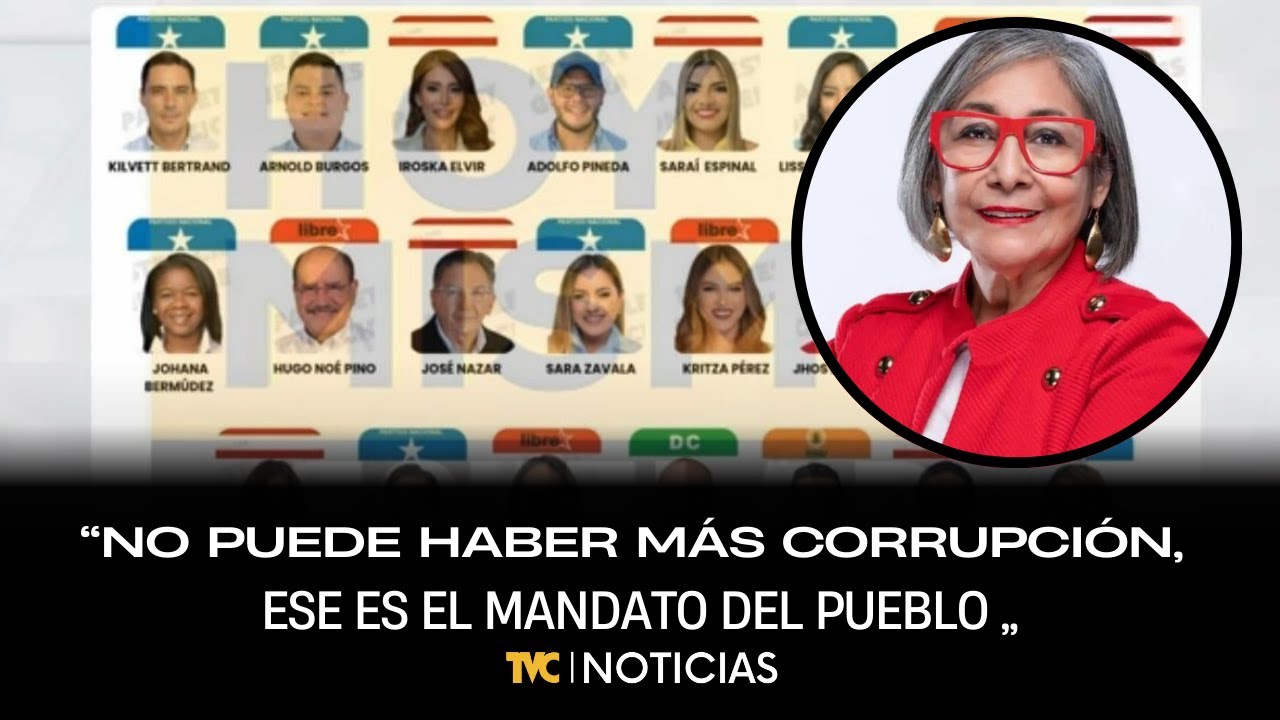 Espinoza: “No puede haber más corrupción, ese es el mandato del pueblo”
