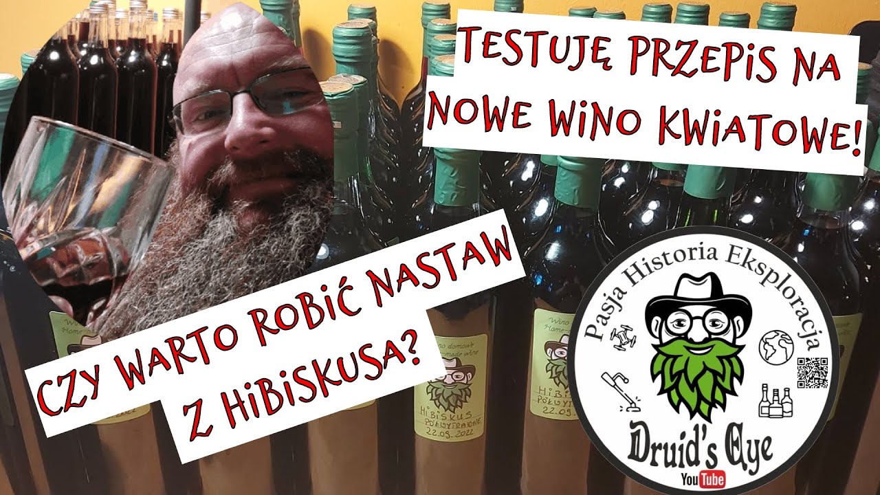 Wino z Hibiskusa według przepisu 