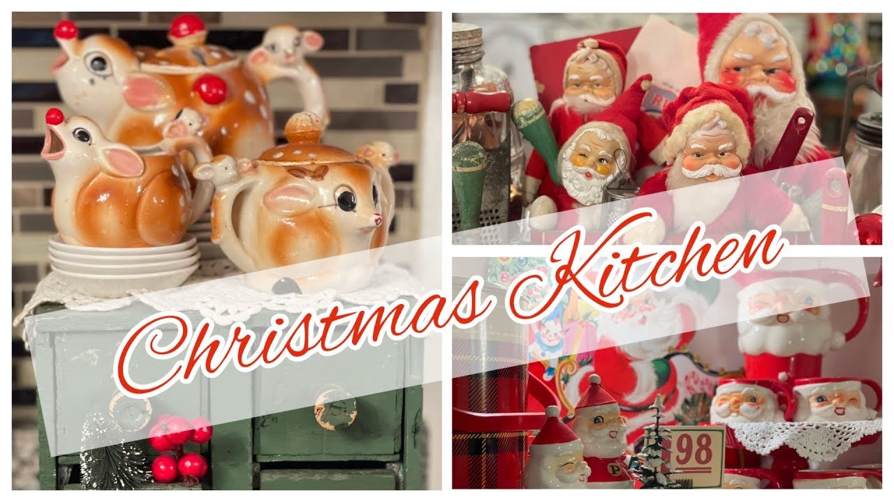 Рождественская кухня 2025 #антиквариат #винтаж #винтажныйрождественскийдекор