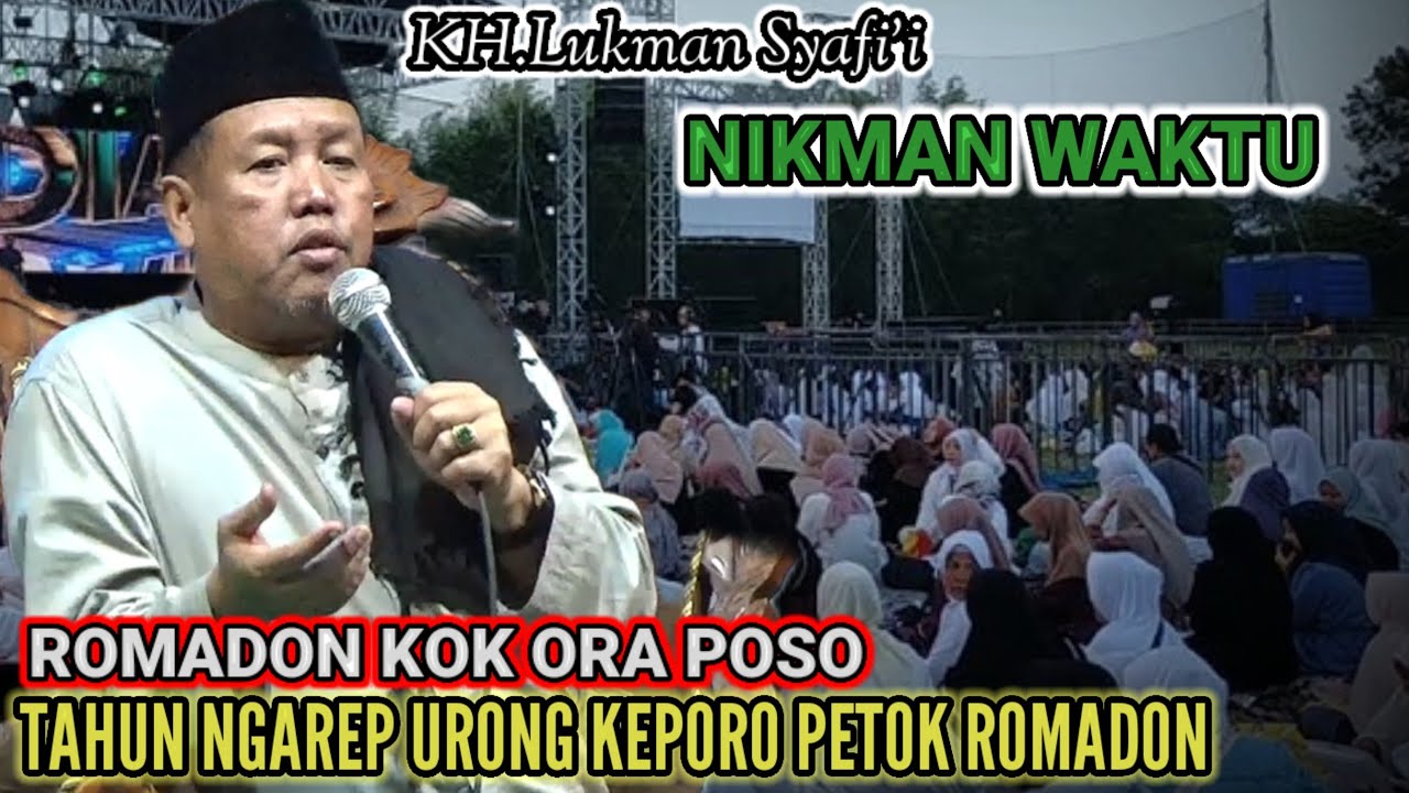 🔴 NIKMAN WAKTU KOK GAK DI GAE POSO 