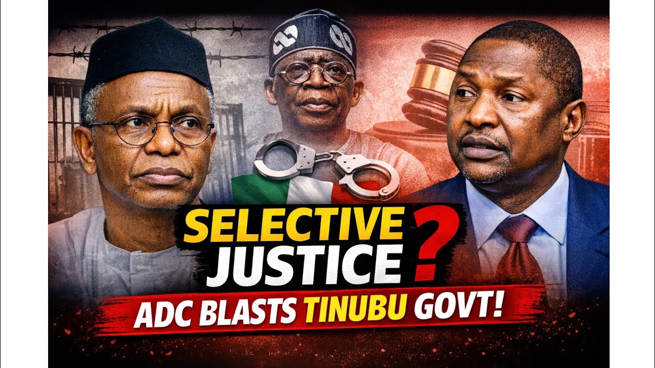 Избирательное правосудие? ADC критикует правительство Тинубу за скандал с арестом Эль-Руфаи и Мал...
