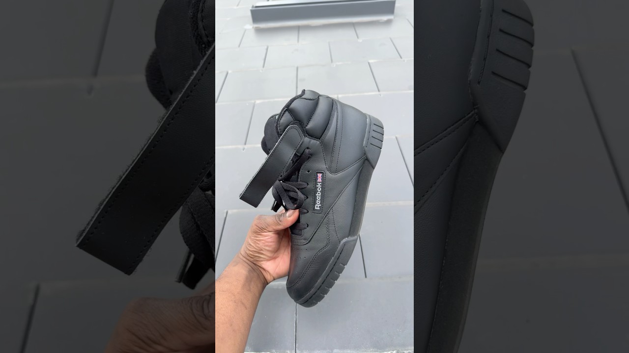 Reebok EX-O-FIT HI 🥷🇬🇧 #reebok #black #boots #classic #retro #old #oldschool #past #new #newvideo