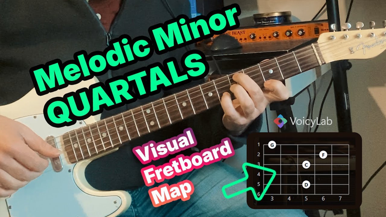 Quartal textures in Melodic Minor