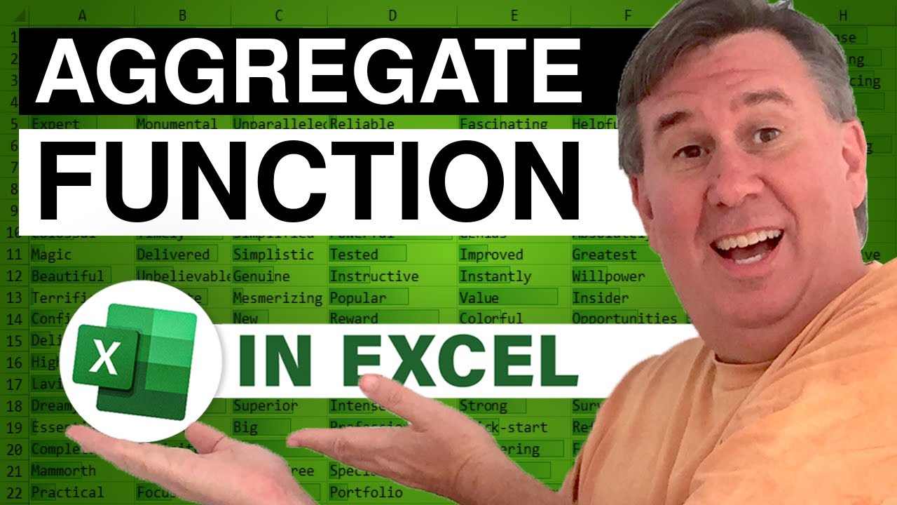 Excel In Depth - AGGREGATE Function: Episode 1231