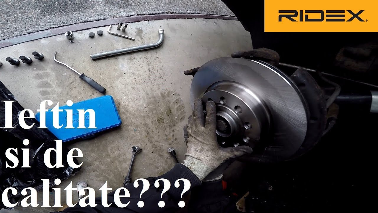 Skoda Octavia 2 - Montare disc si placute frana fata - Ridex 82B0027