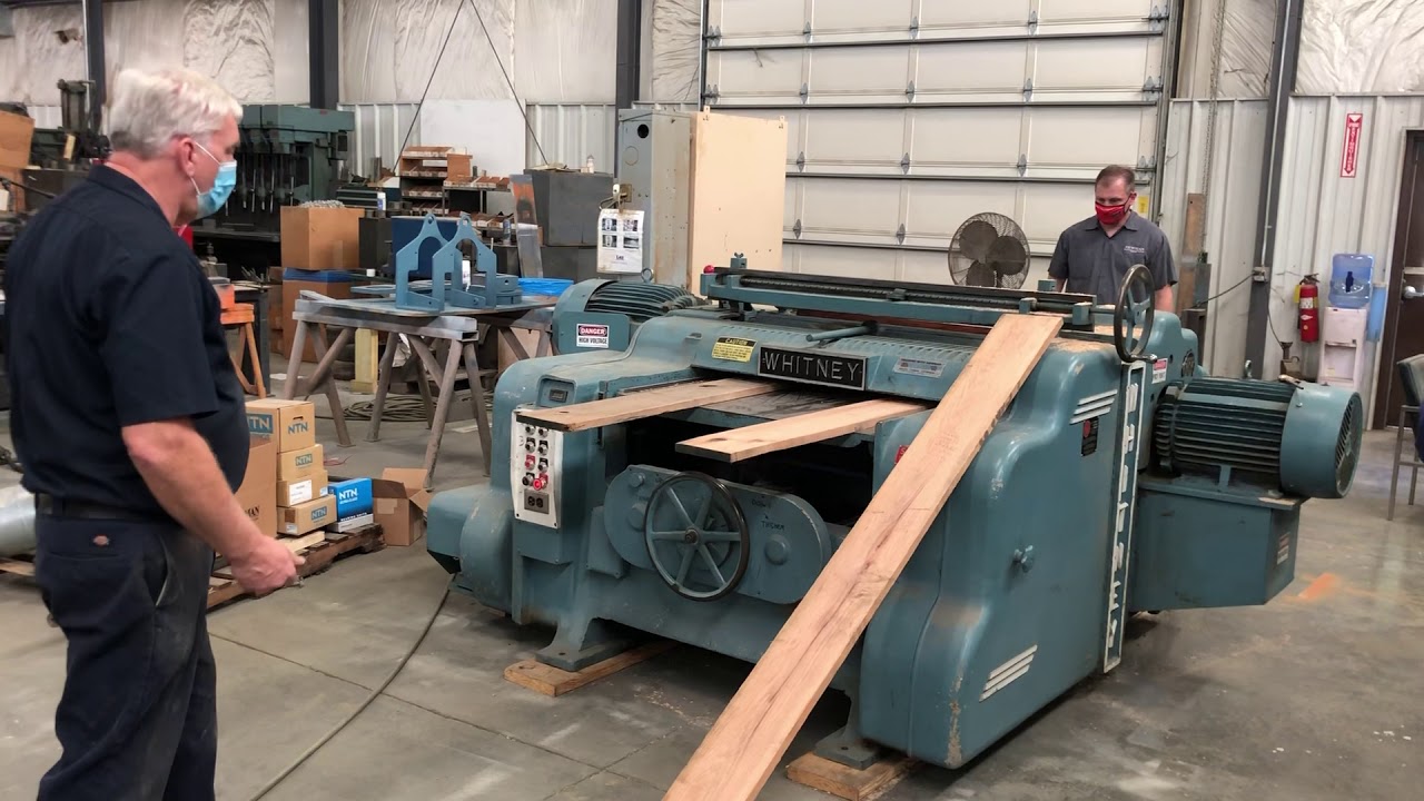 Whitney S-970-40” Double Finish Planer