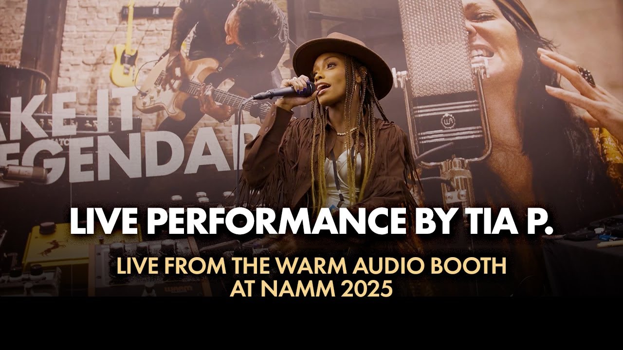 Live Performance From The Warm Audio Booth At NAMM 2025 | Tia P.