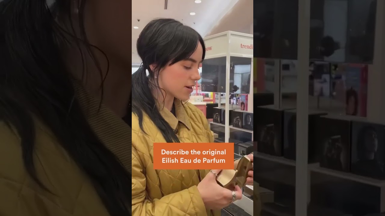 Billie eilish presenting her fragrances Eilish and Eilish No2 at Ulta Beauty ! 🩶 - #billieeilish