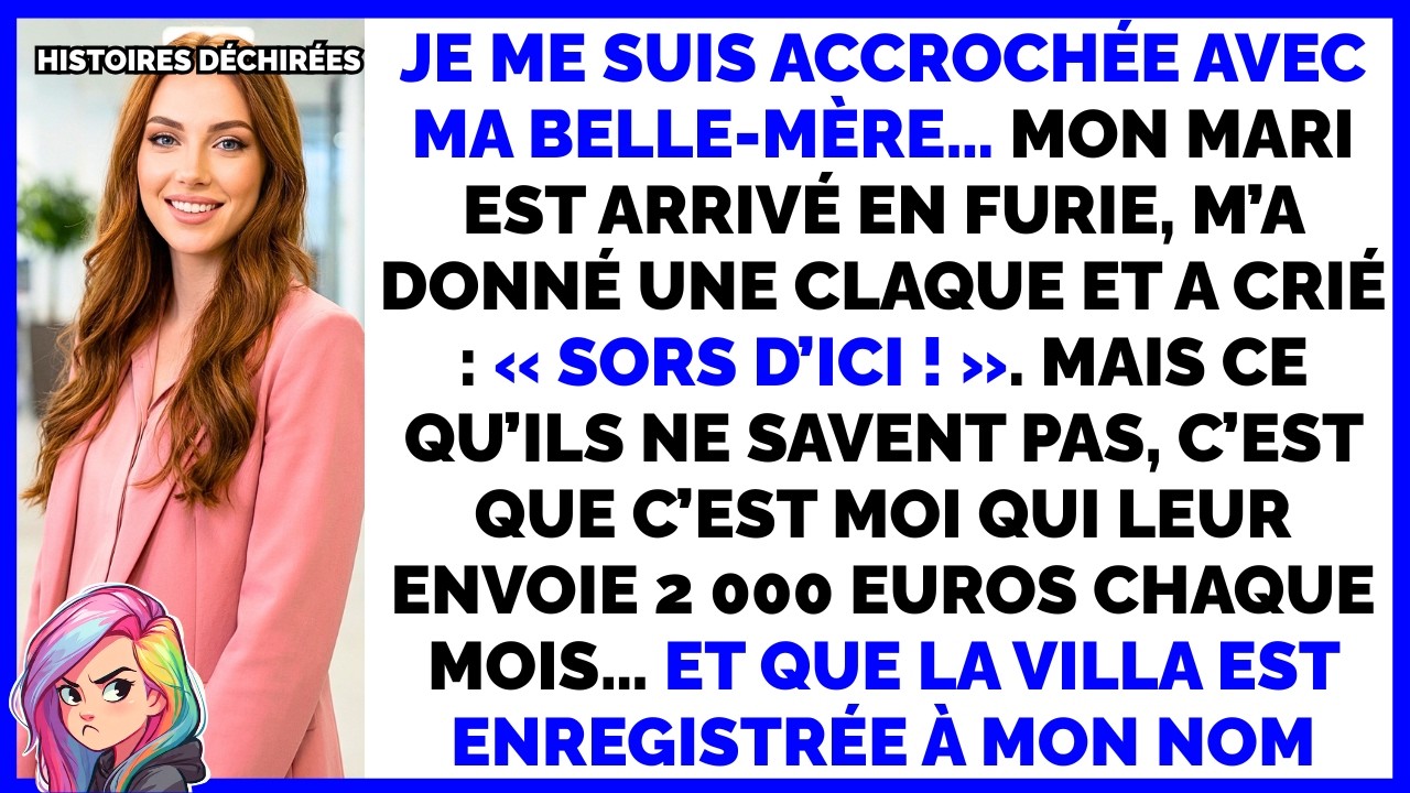 Ma belle-mère m’humilie, mon mari me gifle… ils ignorent que la villa et l’argent sont à mon nom