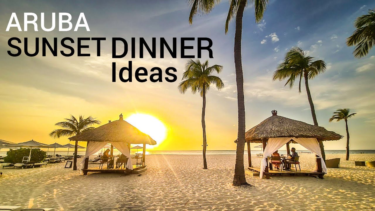 Aruba's BEACH RESTAURANTS at the LOW RISE HOTELS