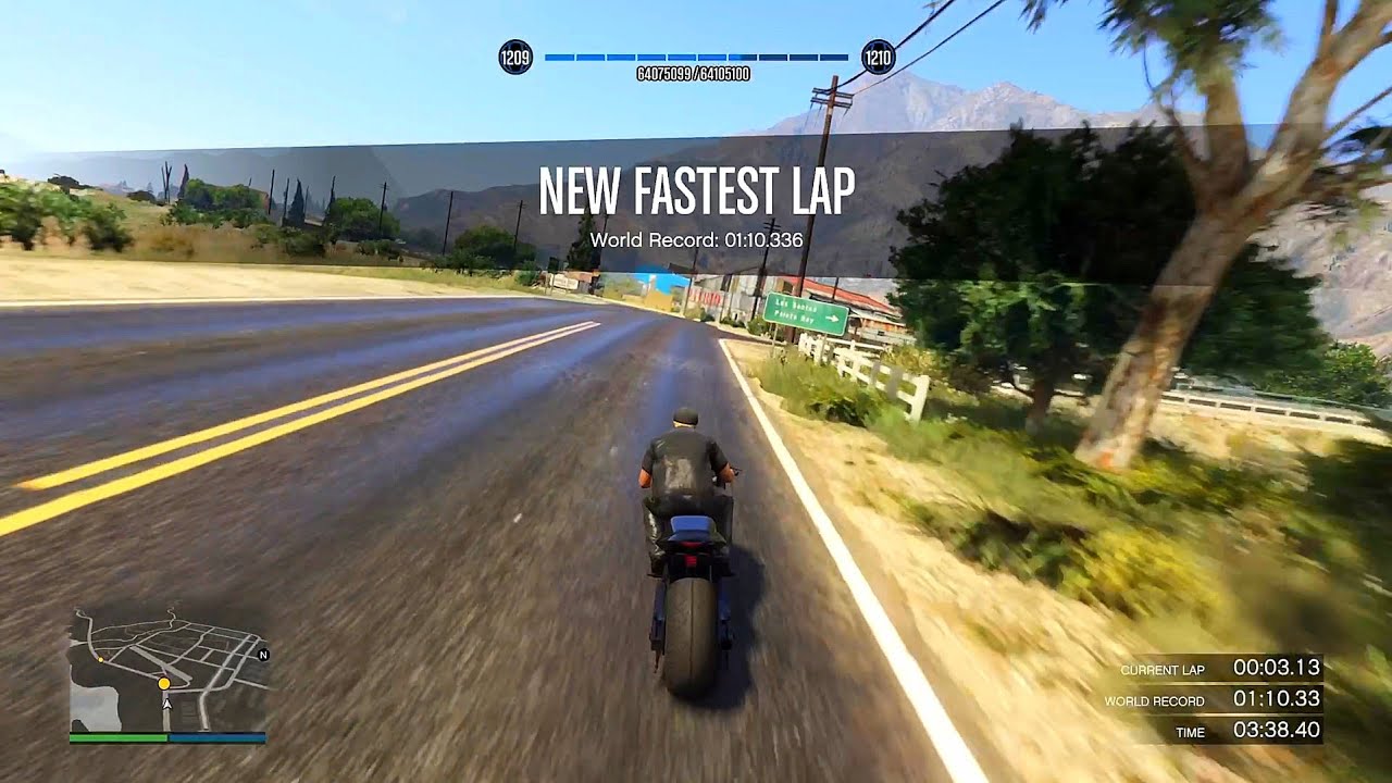 WORLD RECORD on HSW 'Grapeseed Circuit' - Best Lap: 1.10.336 Hakuchou Drag - GTA Online (04/25) PS5