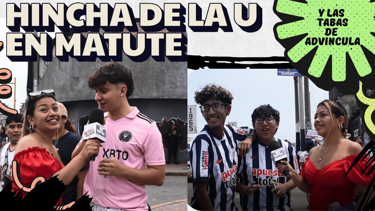 HINCHA DE LA U EN MATUTE CON LA CAMISETA DEL INTER DE MIAMI ¿Y LAS TABAS DE ADVINCULA?