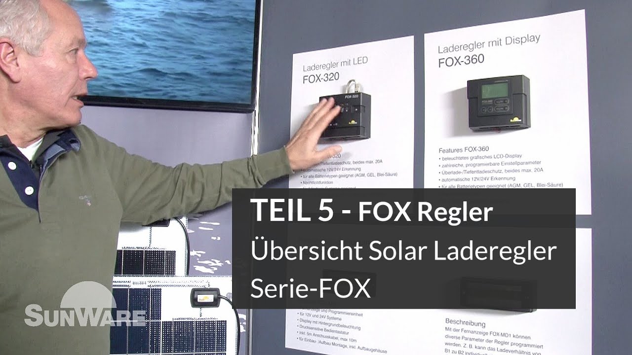 FOX Solar Laderegler - Übersicht & Erklärung