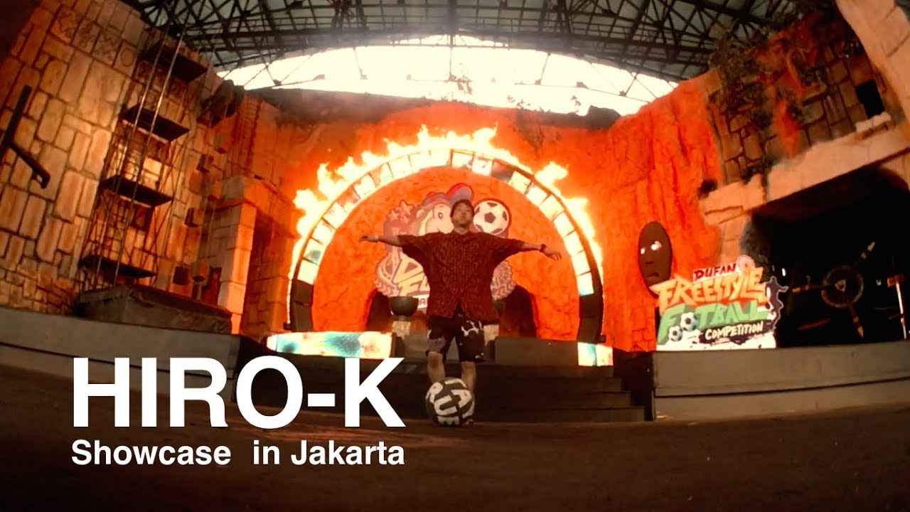 HIRO-K freestyle football performance in Dufan indnesia