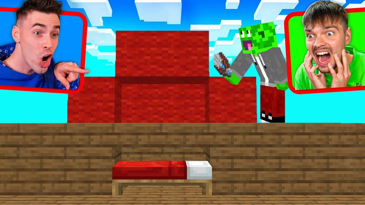 GRAMY w BED WARS z KAMERKĄ WOJANA i PALIONA w Minecraft!