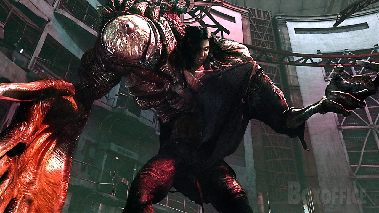 El monstruo del virus G | Resident Evil: Degeneración | Clip en Español