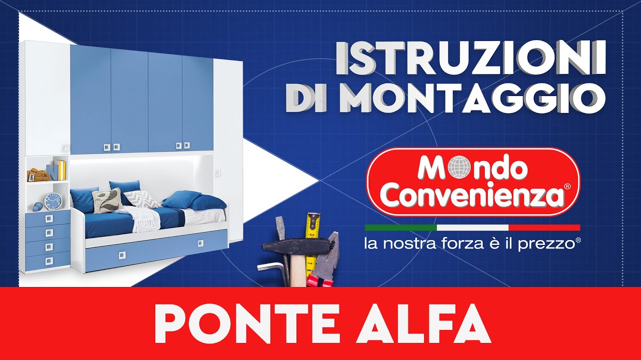 Istruzioni di montaggio: Cameretta a ponte ALFA | MONDO CONVENIENZA