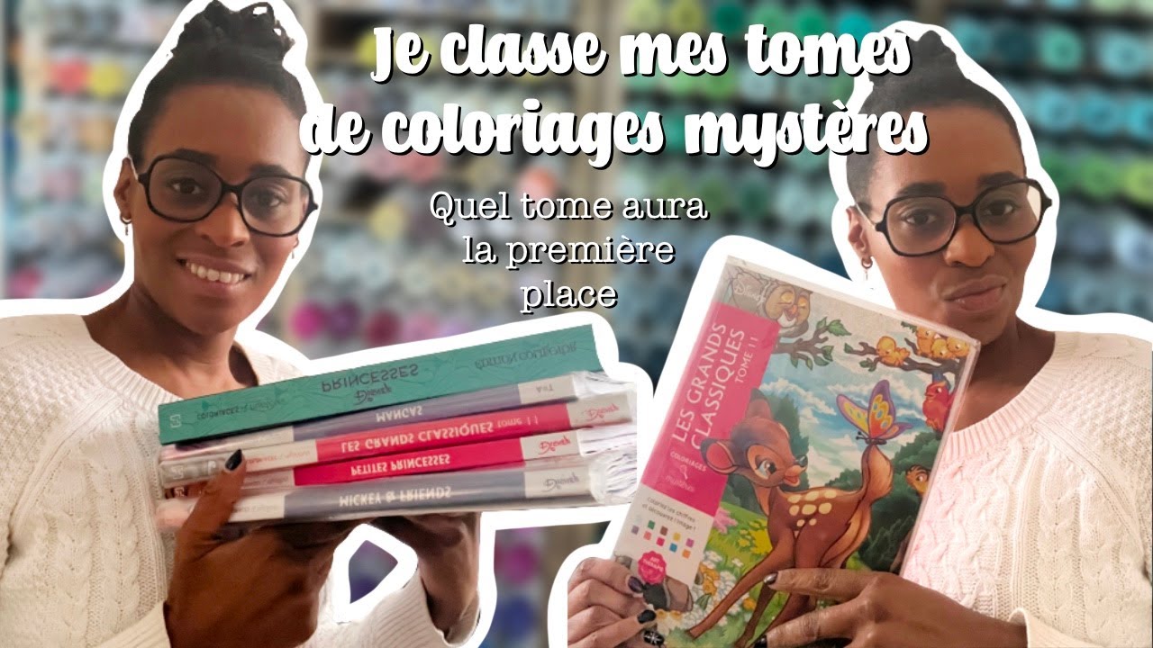 On classe mes tomes de Coloriages Mystères 😳