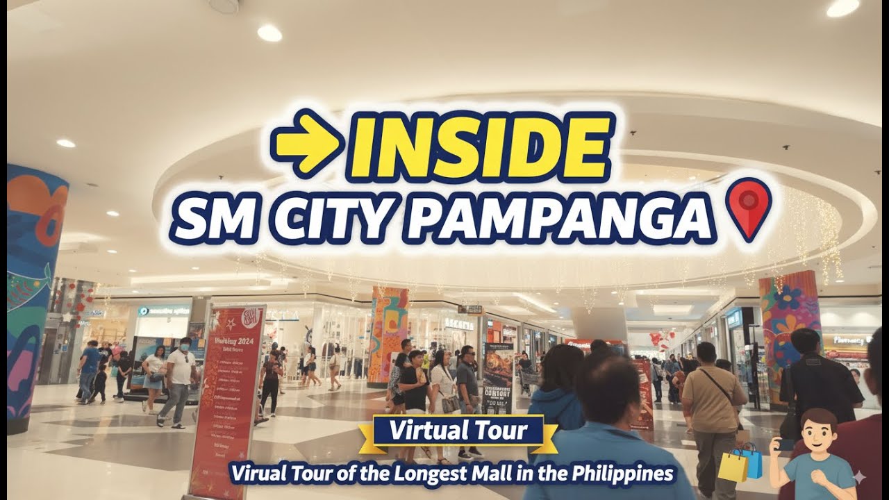 Inside SM City Pampanga 🇵🇭 | Full Virtual Tour of the Largest Mall in the North!😲❤️