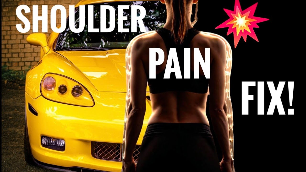 Shoulder Pain Fix! Rotator Cuff Impingement Syndrome (SUPRAspinatus)