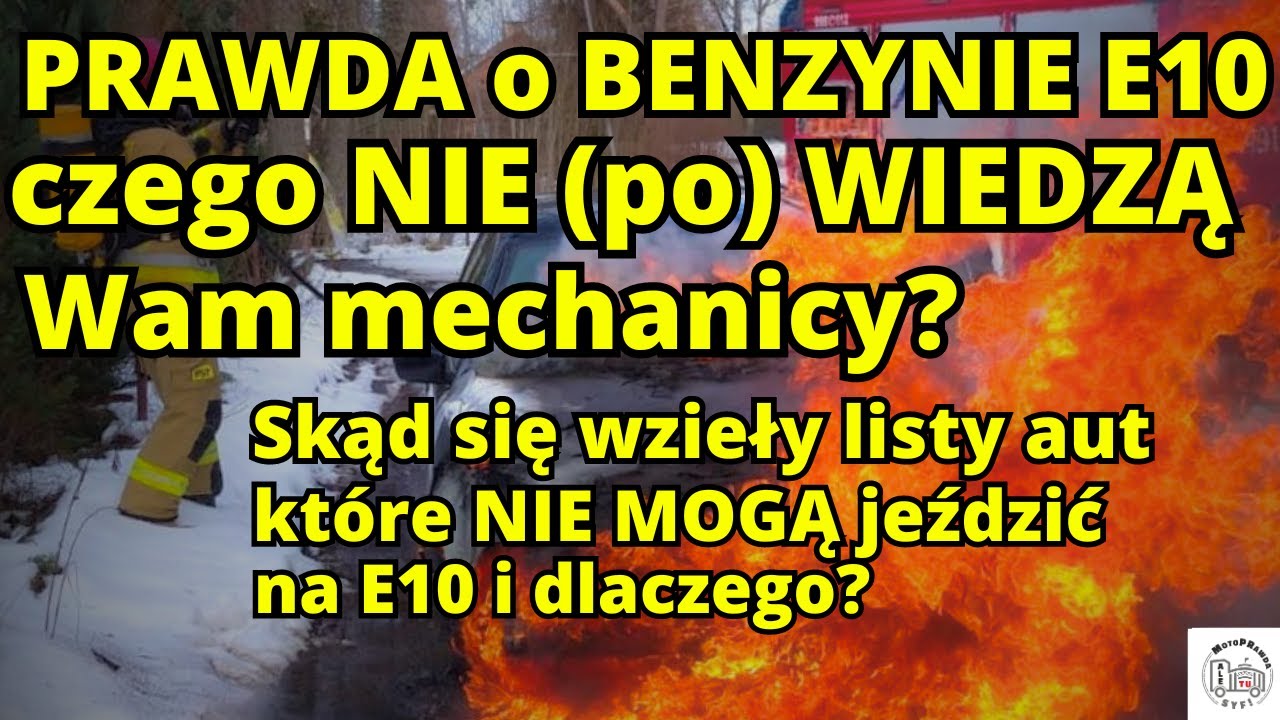 Prawda o benzynie E10. Tego NIE po(wiedzą) wam mechanicy
