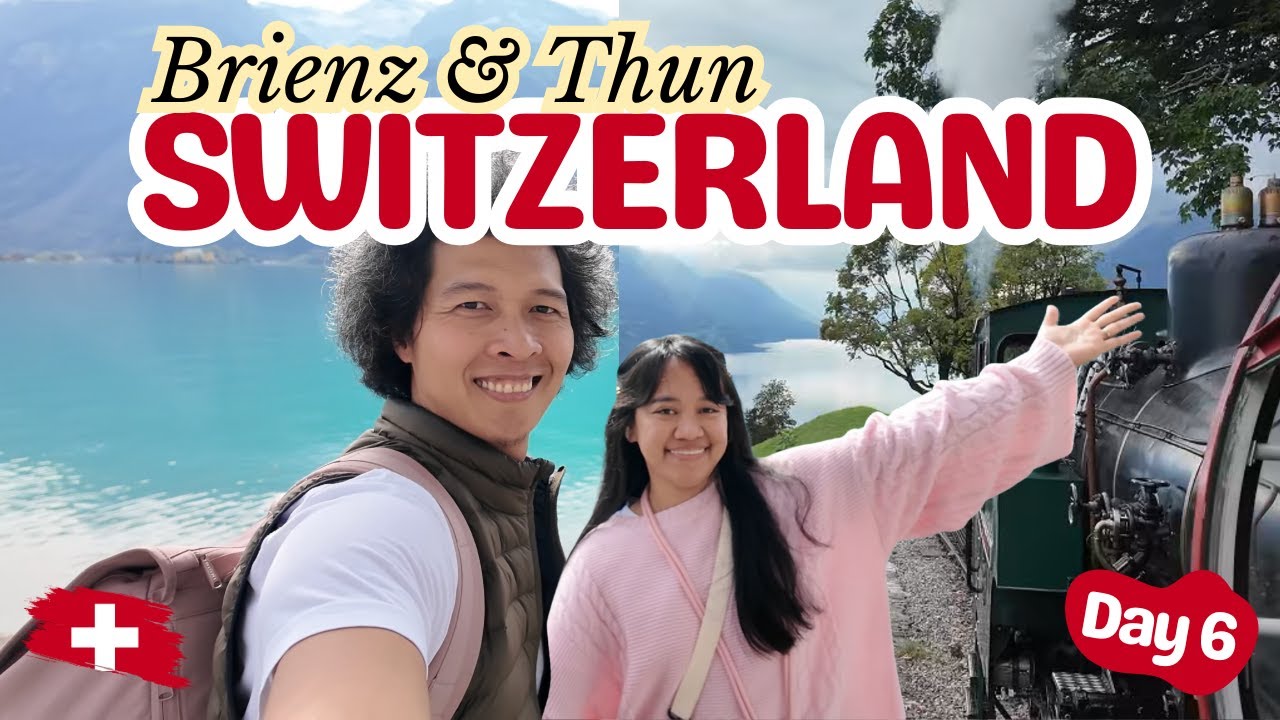 🌆 Brienz Rothorn Bahn, Brungasse Walk + Tasty Burger in Emmental 🇨🇭