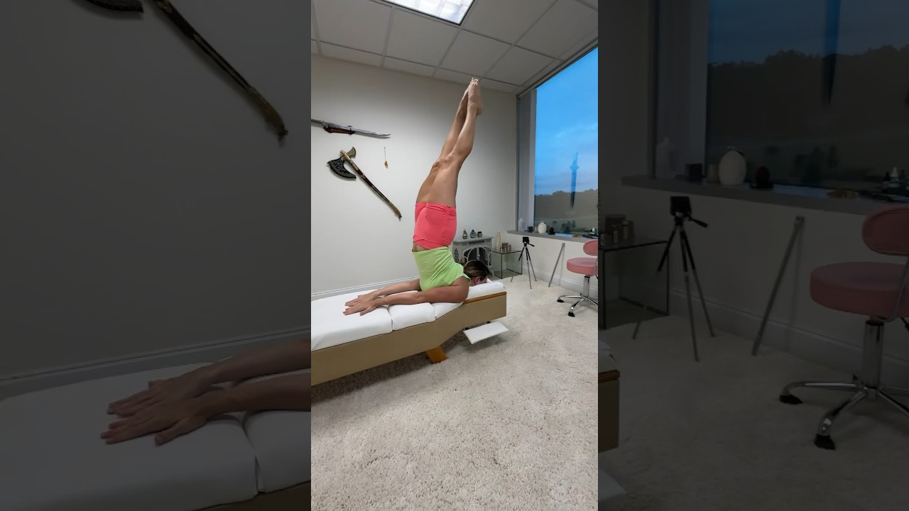 Half-Locust Practice🧘&zwj;♀️ #flexible HUGE FOOT ANGLE 😅