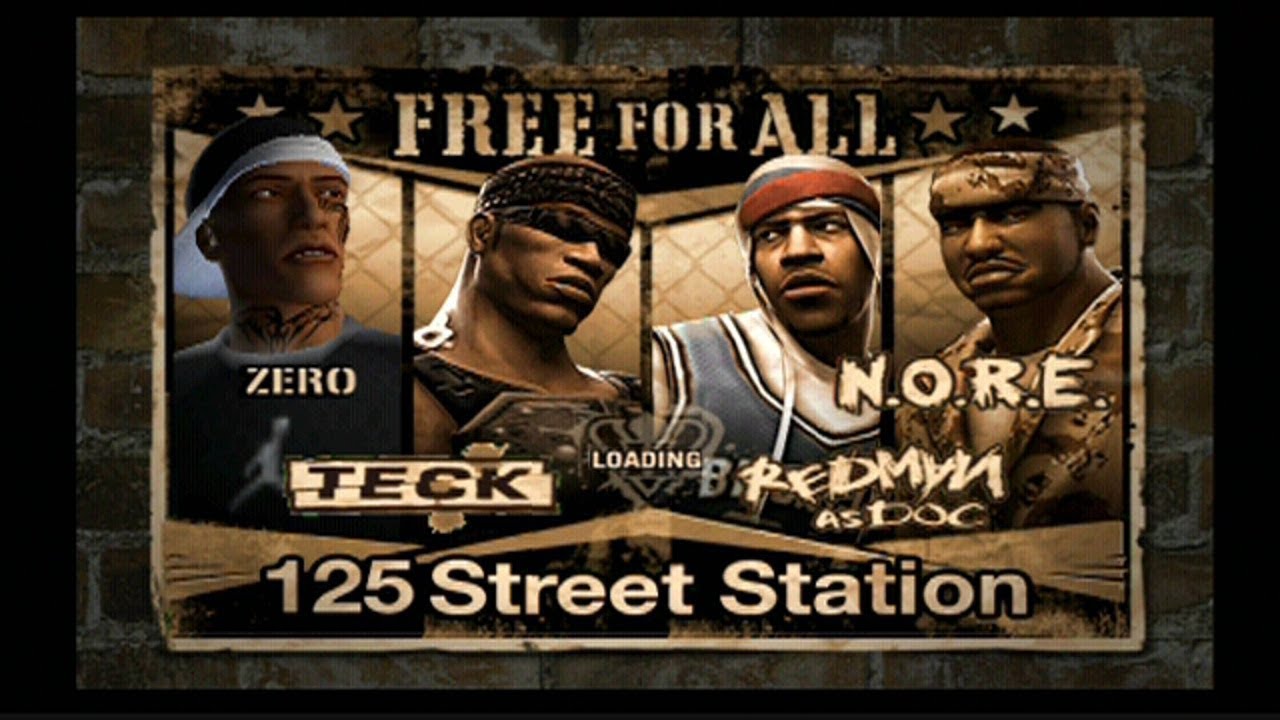 Def Jam Fight For NY (Request) - Free For All at 125 Street Station (Hard)