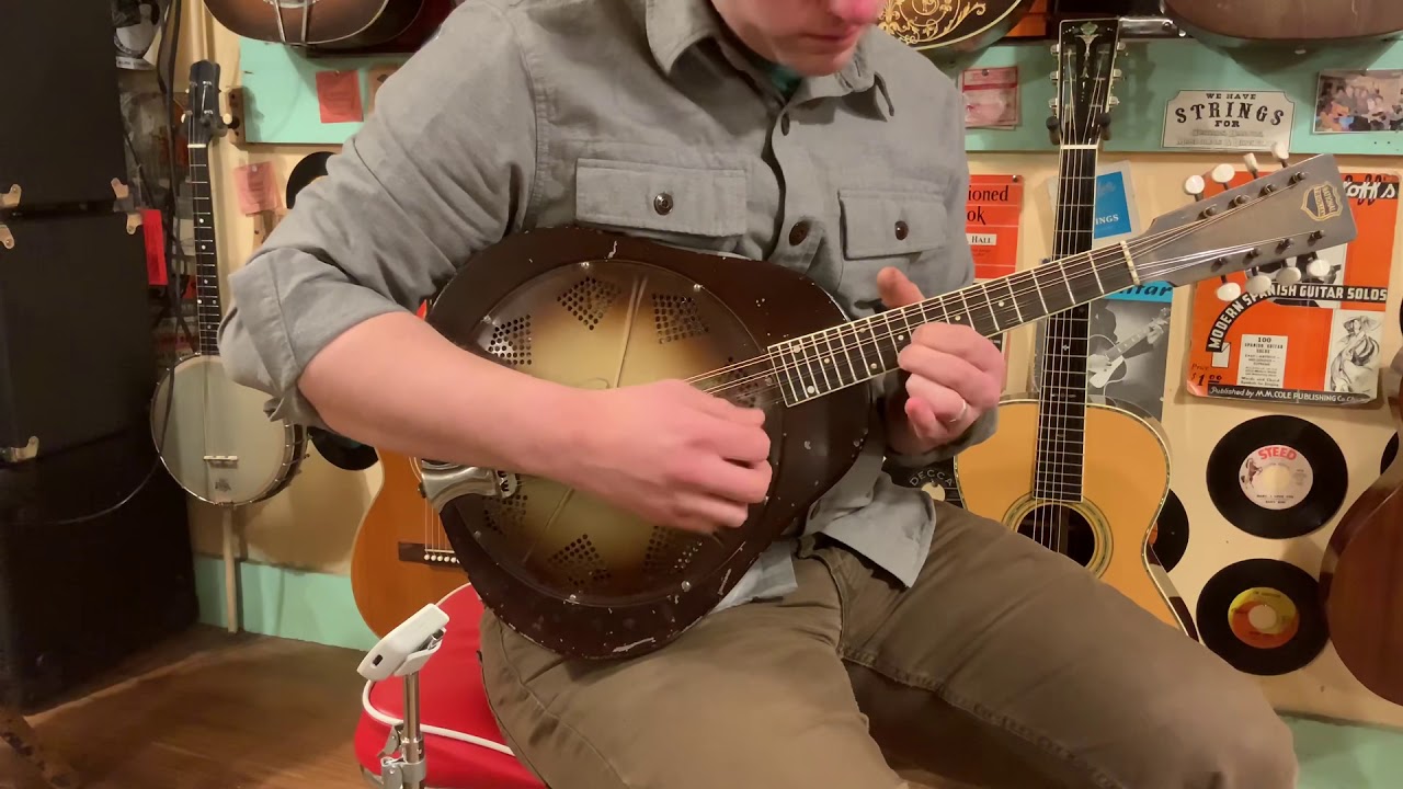 1930 National Triolian resonator mandolin