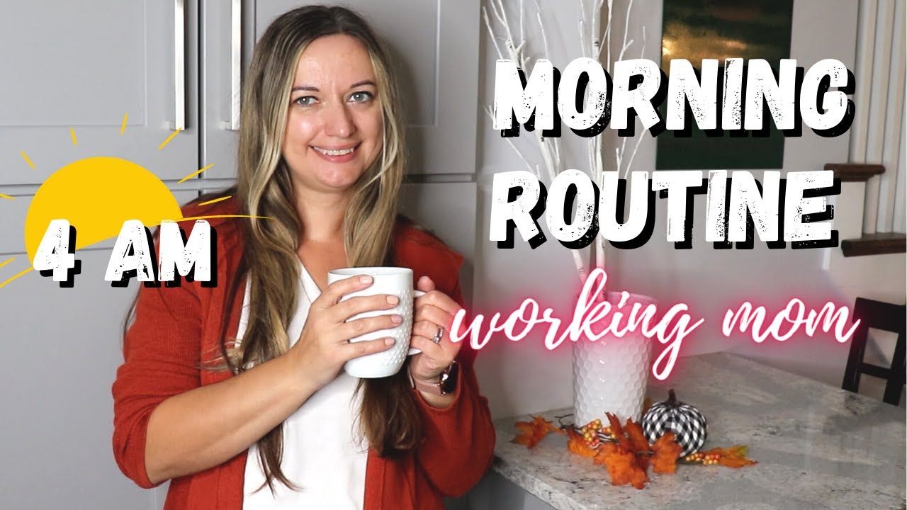 4 AM MORNING ROUTINE OF A FULL TIME WORKING MOM | FALL 2021 | MIRACLE MORNING