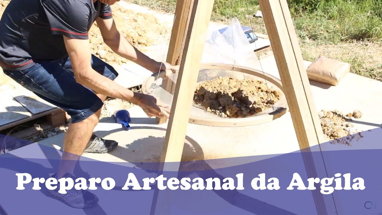Processo de Preparação de Argila Para Tratamentos Terapêuticos