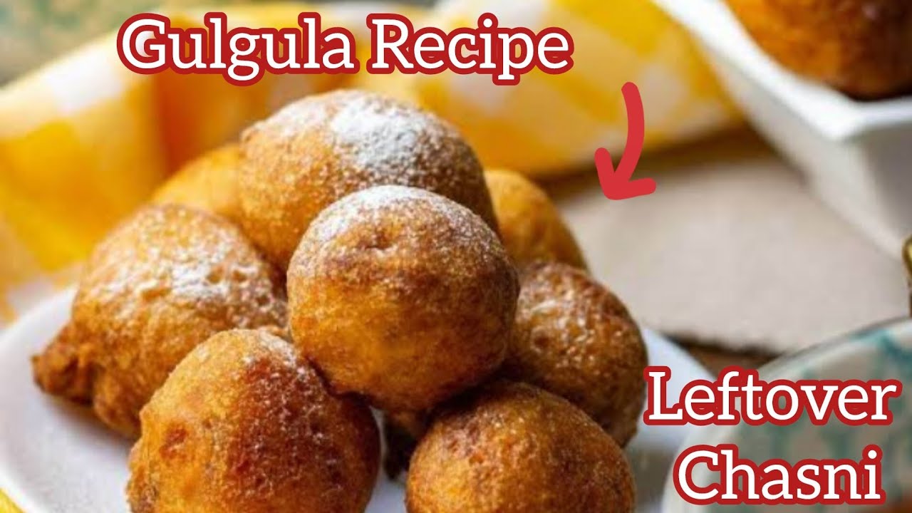 Gulgula Recipe! Leftover Metha Chasni Se Gulgula Banaye| Easy Sweet Dessert Recipe