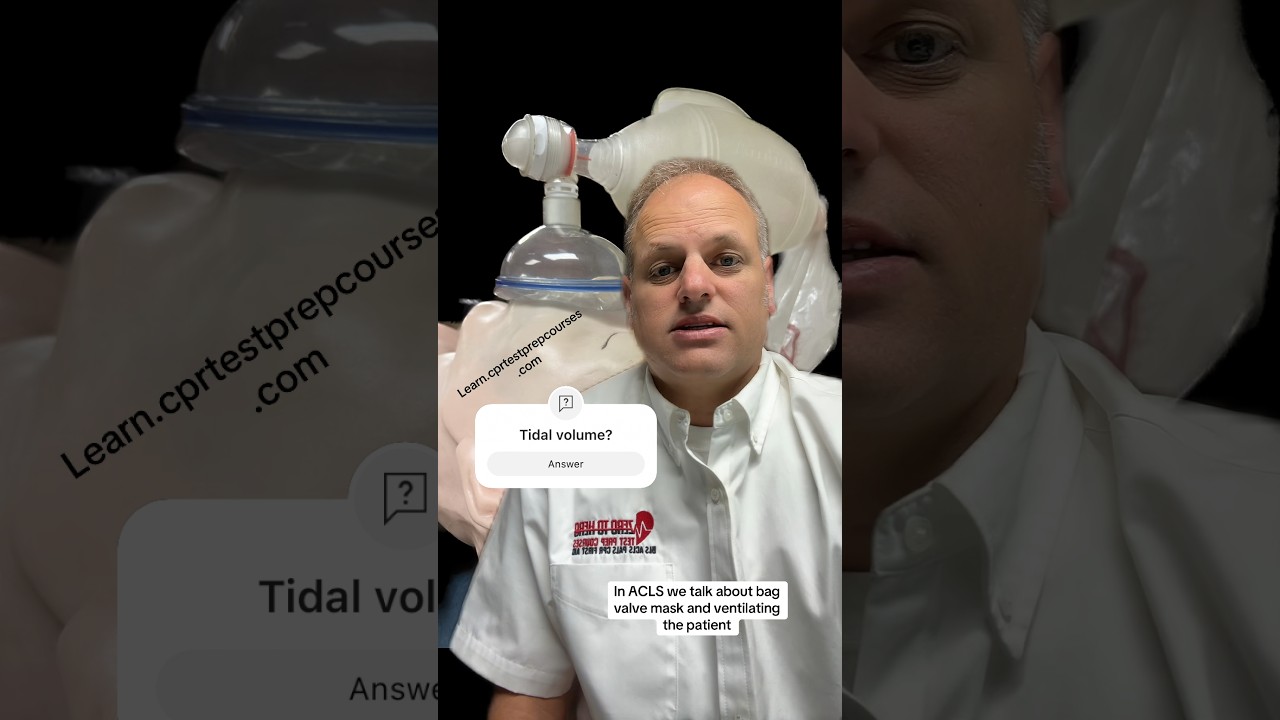 ACLS patients and ventilating with BVM (bag valve mask). #ACLS #ACLSreview #aclsexam #ACLSstudyguide