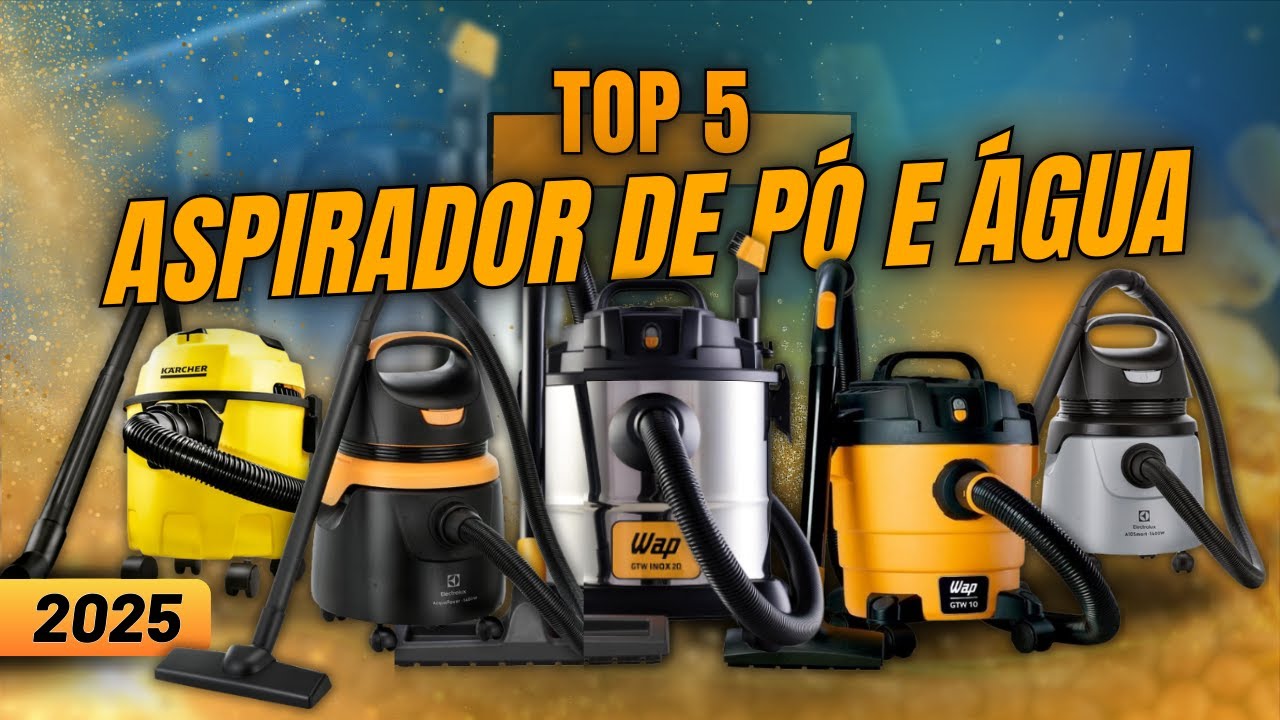✅ Qual o Melhor ASPIRADOR DE PÓ E ÁGUA para comprar? TOP 5: Melhores Aspiradores Pó e Água