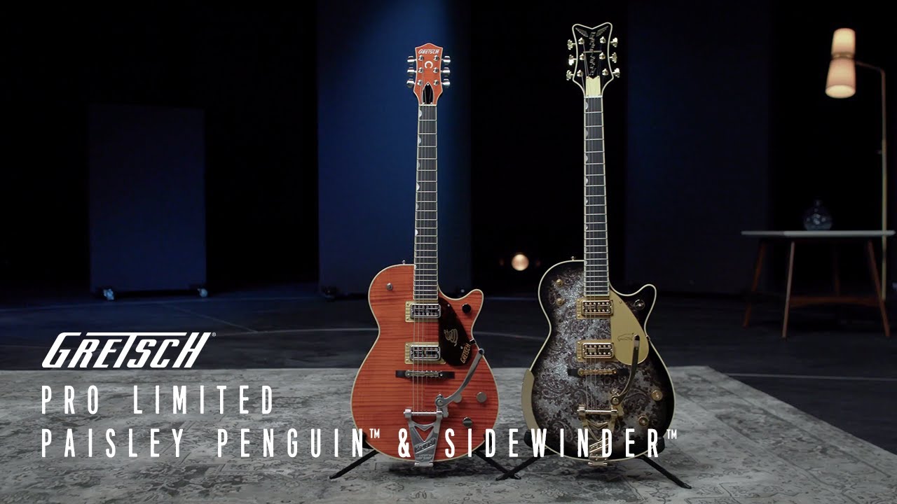 Gretsch 2023 Pro Limited Paisley Penguin & Sidewinder Models | Gretsch Presents