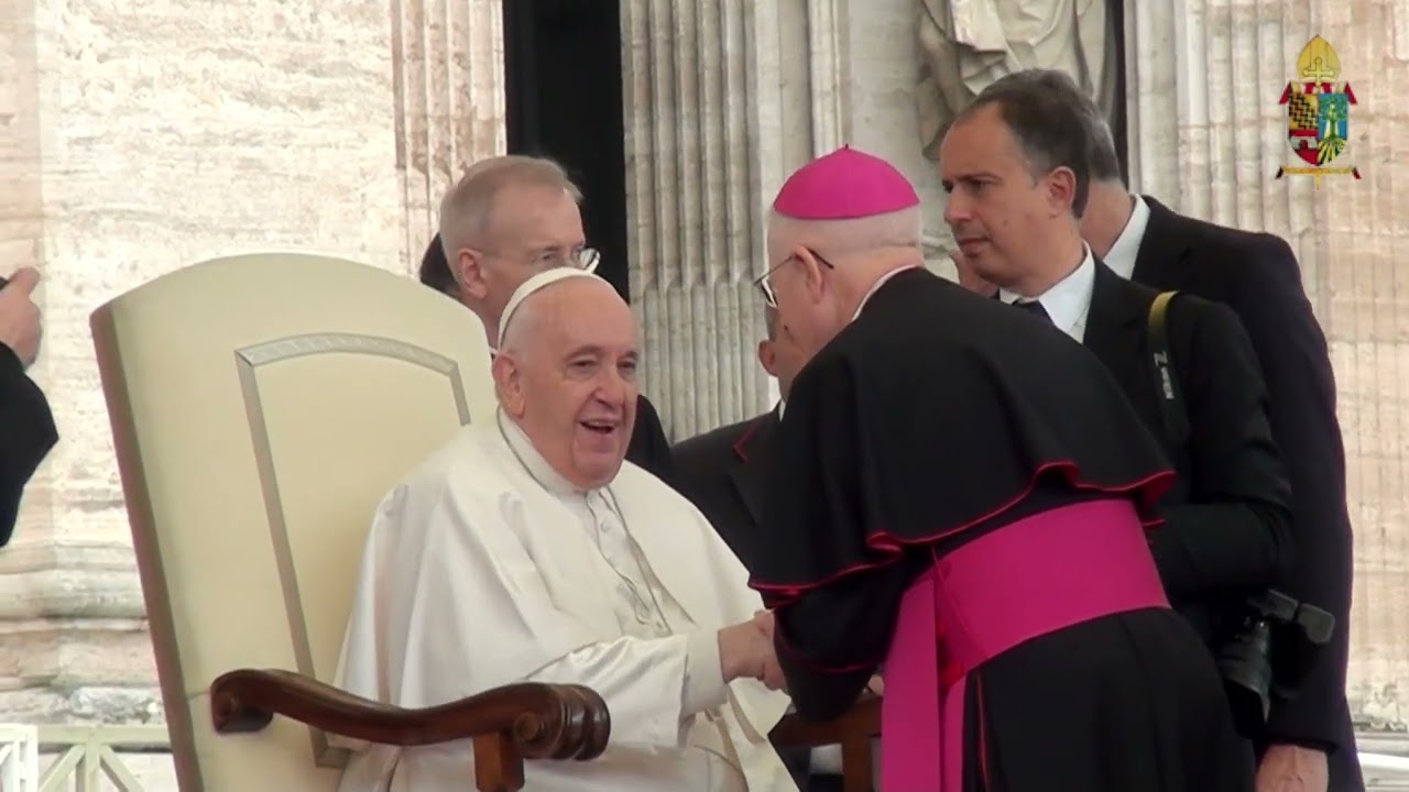 Il Leoniano all'udienza dal Papa con Spreafico e Loppa