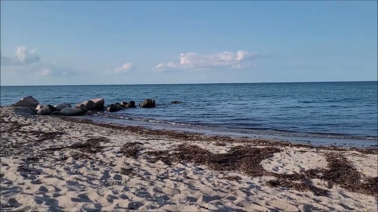 Waves at Hasmark Beach, Funen, DK | Meditate to Nature | Relax, Study, Meditate, Draw, Sleep Waves
