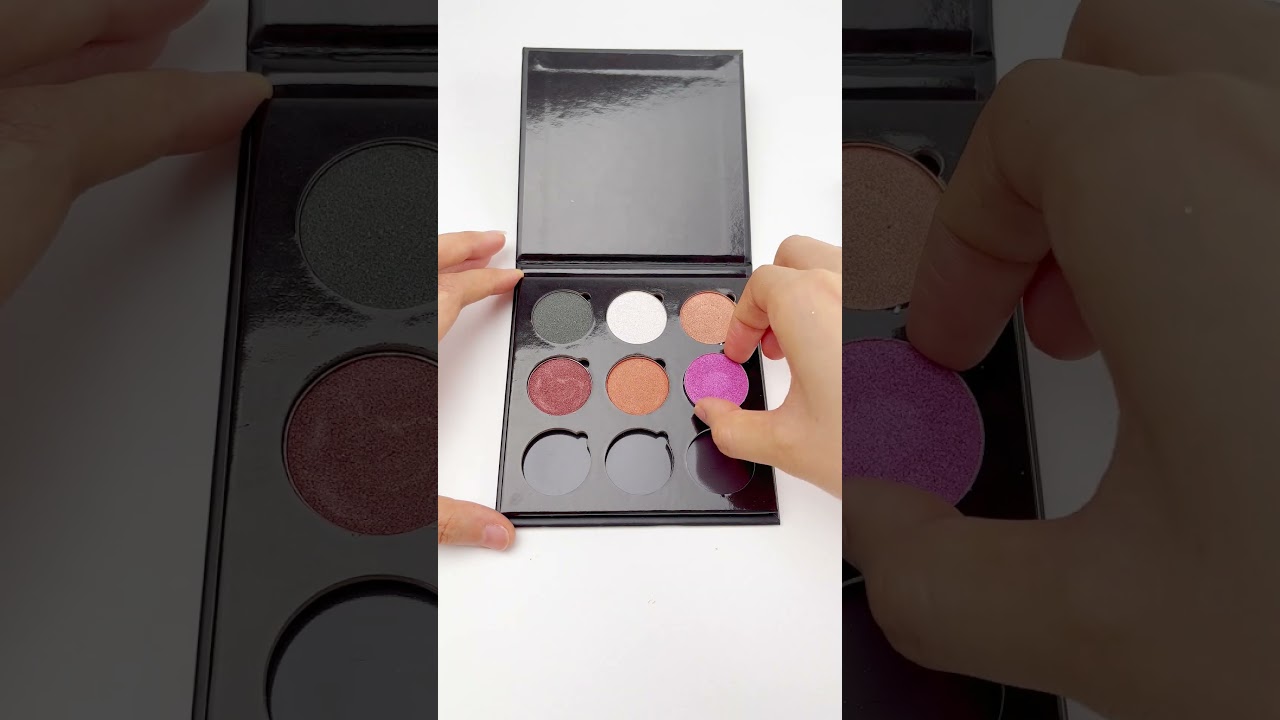 Refillable Magnetic Eyeshadow Palette (Empty) - Print Your Logo on it #eyeshadow #eyeshadowpalette