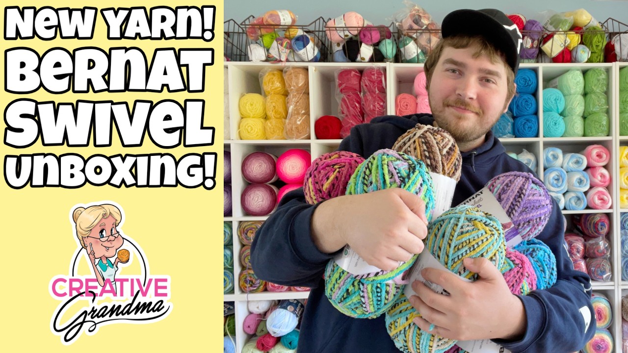 New Yarn Alert! (Bernat Swivel) WE HAVE EVERY COLOR! Yarn Unboxing! #yarnspirations