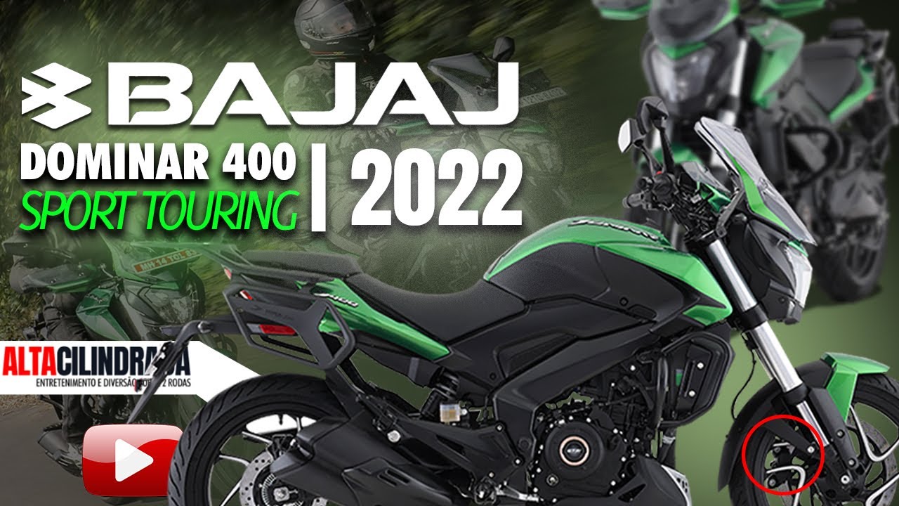 Lançamento da Bajaj Dominar 400 Sport Touring 2022 - A primeira moto da Bajaj no Brasil