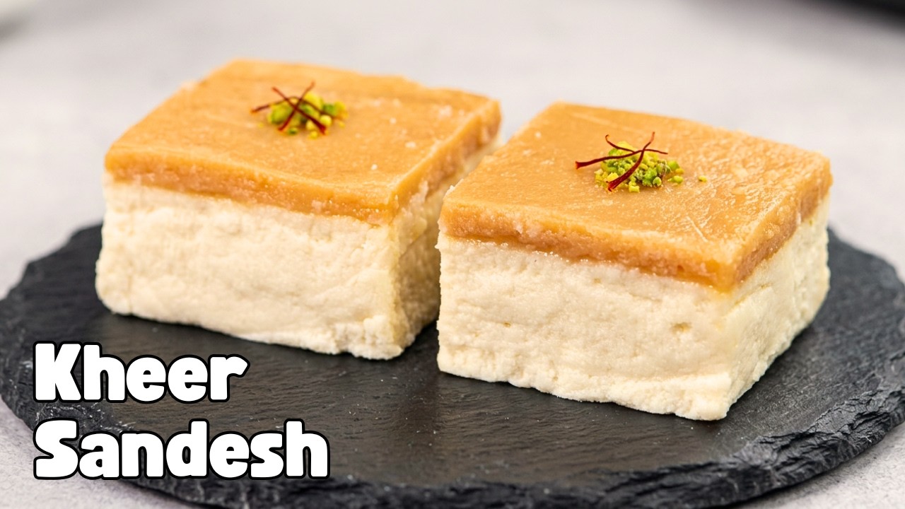 Kheer Sandesh Recipe by Tiffin Box | Easy Milk Sweet