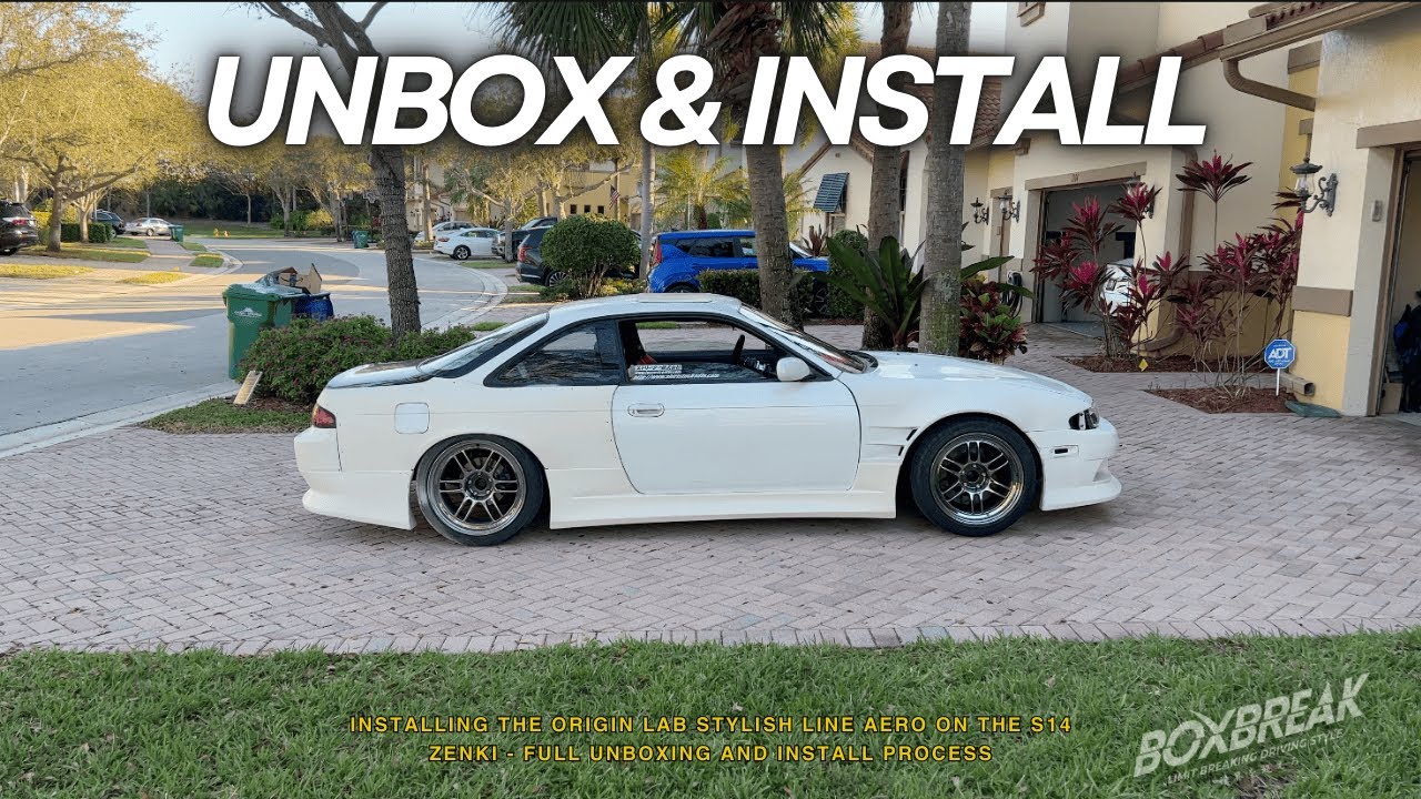 Origin Lab Body Kit | Unboxing & Install - S14 Zenki