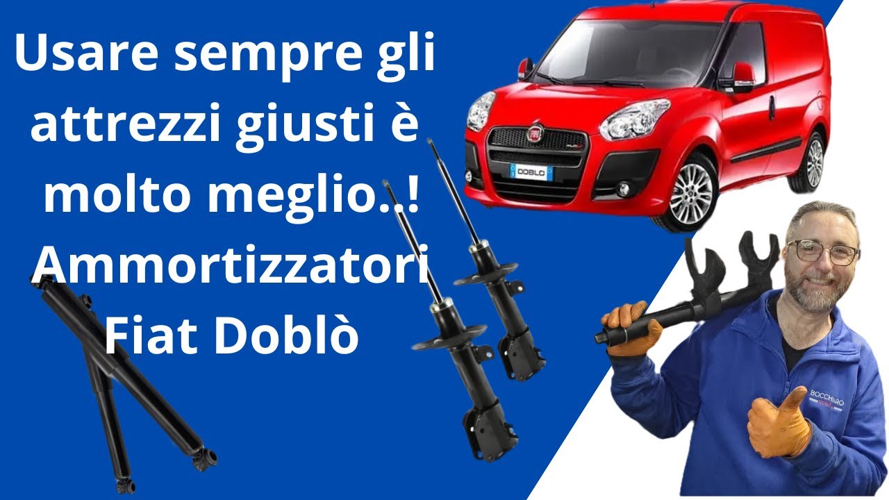 Attrezzo Improvvisato? Guaio assicurato! (Sostituzione ammortizzatori Fiat Doblò)