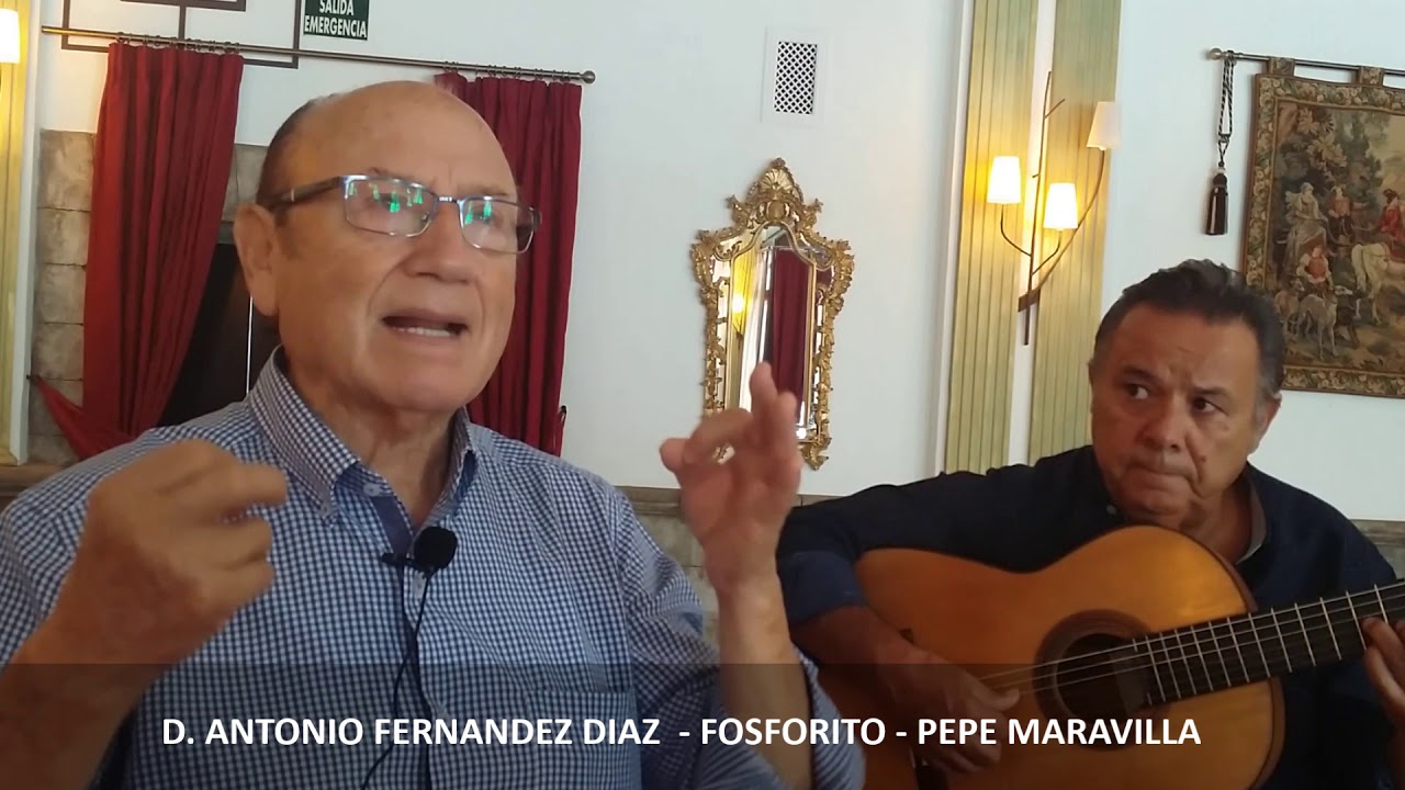 Entrevista a Fosforito en Puente Genil, Pepe Maravilla, Miguel Jimenez y Carlos Valera