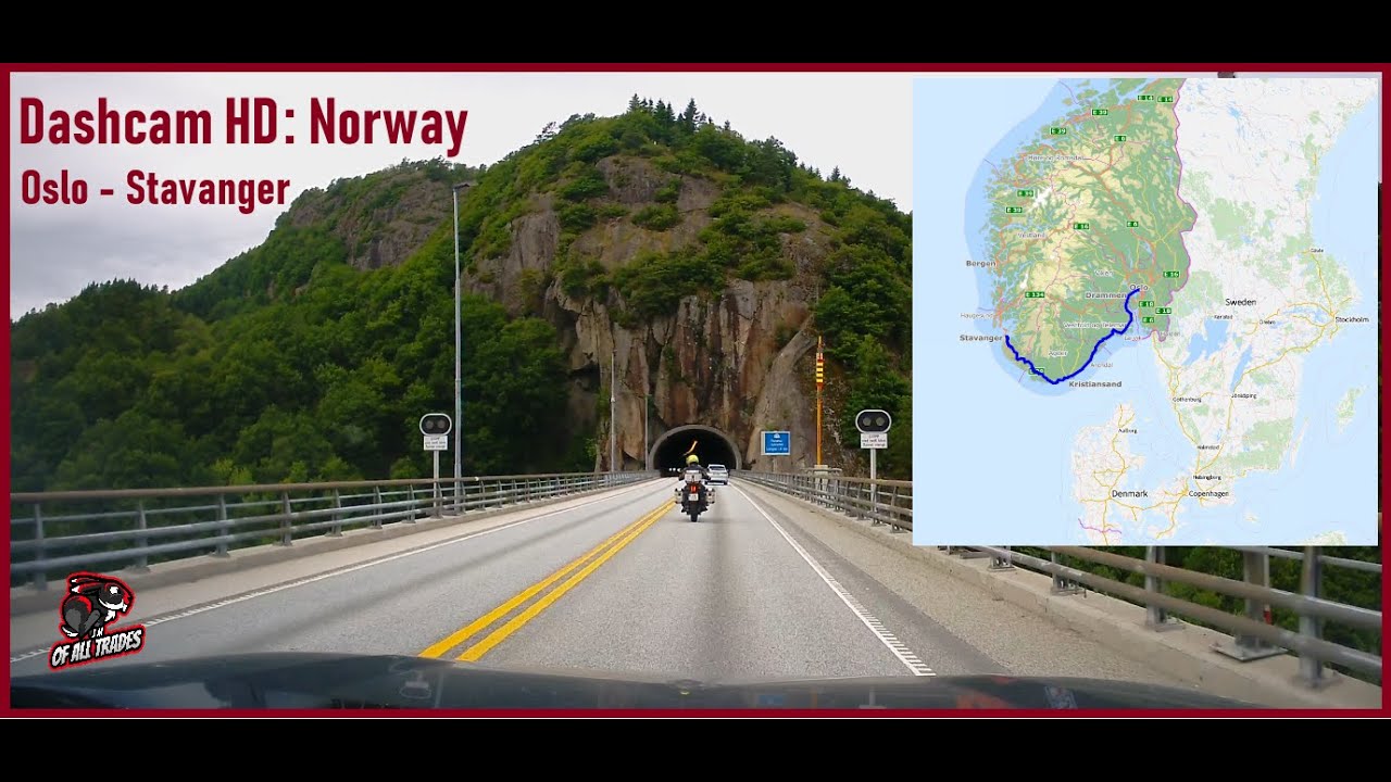 Dashcam HD: Norway - Oslo to Stavanger