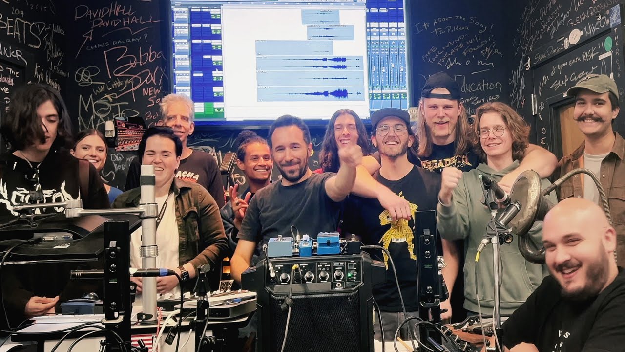 Diego Stocco and students at the Black Bird Academy, Sonic Improvisation.