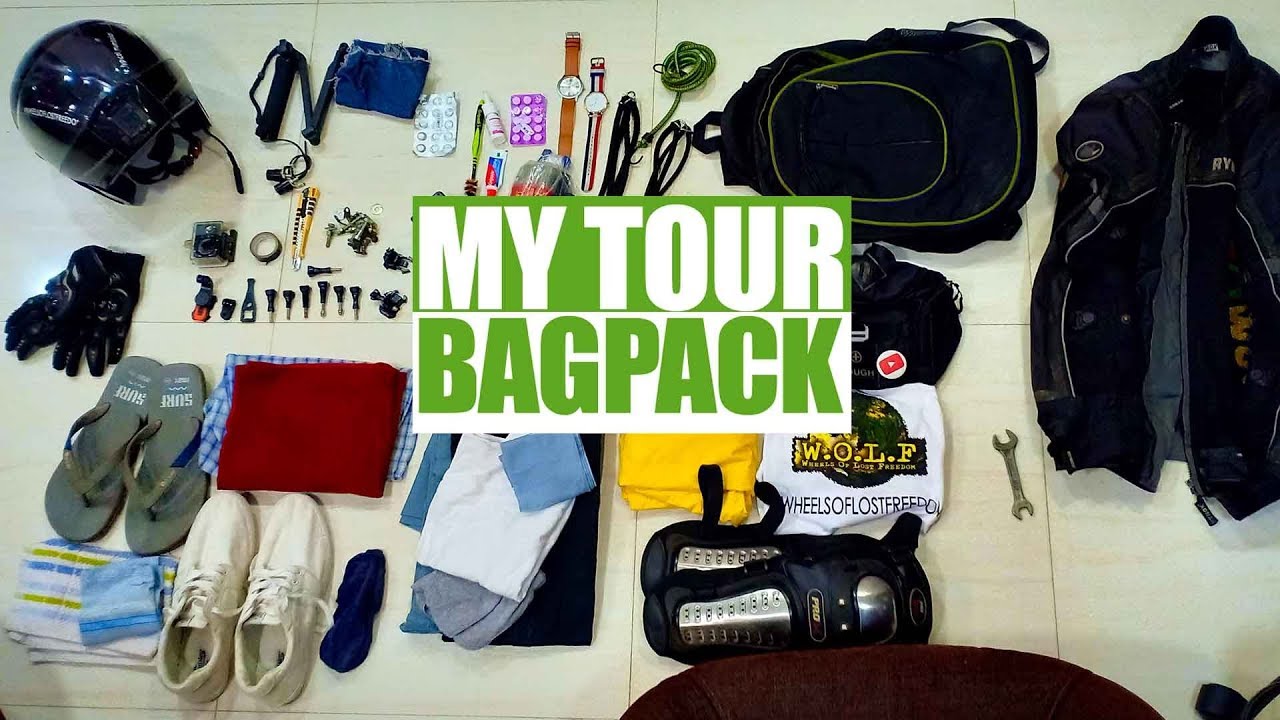 MY WAY OF PACKING FOR TOURS. LIGHT. UTILITY. ESSENTIAL.